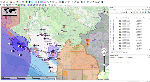Little Navmap VRPs Serbia and Montenegro - for Microsoft Flight Simulator