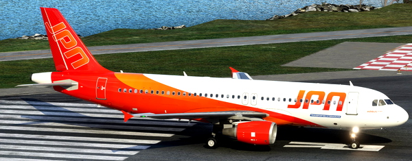 Liverie FENIX A320 Neo JPN TRANSPORTES - for Microsoft Flight Simulator