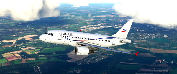 Livery A318 Lübeck Air - for Microsoft Flight Simulator