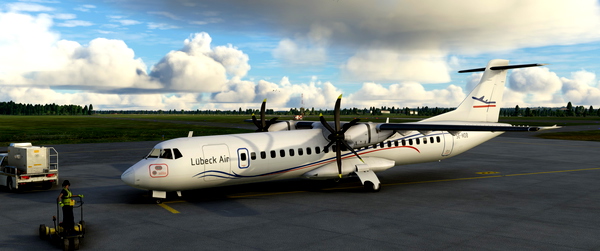 Livery ATR72-600 Lübeck Air SB-MDB - for Microsoft Flight Simulator