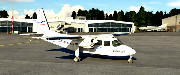 Livery BN2 Islander Lübeck Air - for Microsoft Flight Simulator