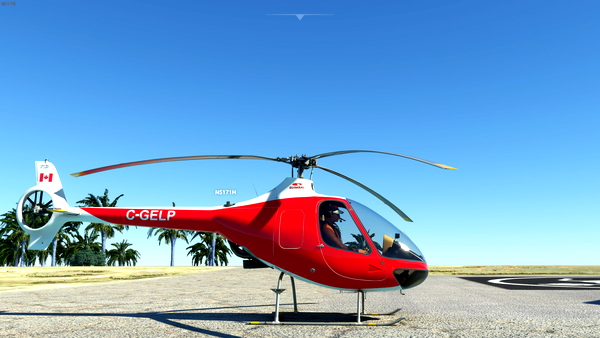 Livery Cabri G2 C-GELP - for Microsoft Flight Simulator