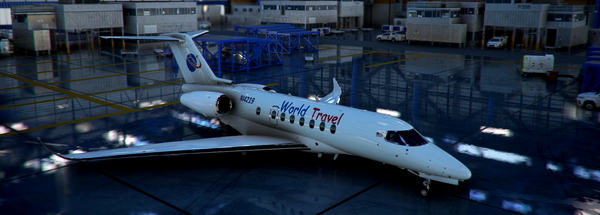 Livery - Citation longitude World Travel - for Microsoft Flight Simulator