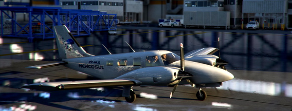 Livery - Mercosul - MLA - SENECA PA34 - for Microsoft Flight Simulator