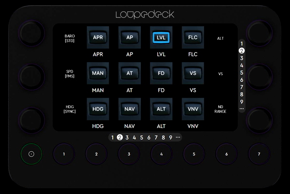 Loupedeck Live SF50 Vision Jet G2 (Spad required) - for Microsoft Flight Simulator