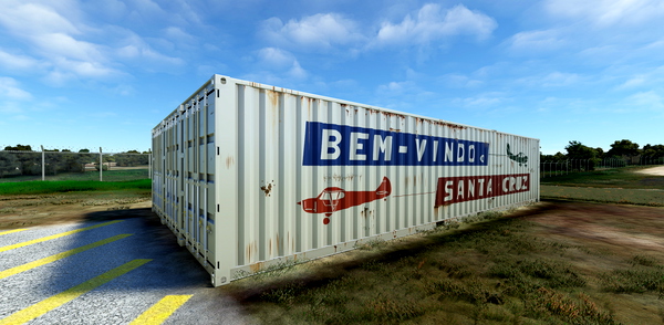 LPSC - Santa Cruz airfield (real life - high detail) - for Microsoft Flight Simulator