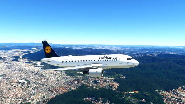 Lufthansa Yellow A319Ceo 8k - for Microsoft Flight Simulator