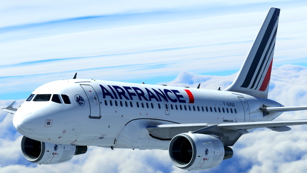 Lvfr a318ceo Air France New livery F-GUGO FBW compability - for Microsoft Flight Simulator