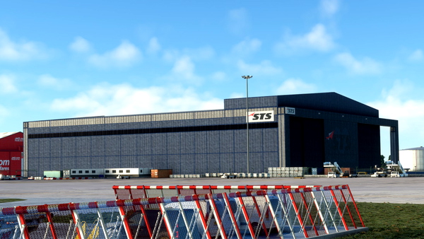 MaccoSim Manchester STS ex Thomas Cook Hangar Texture Update - for Microsoft Flight Simulator