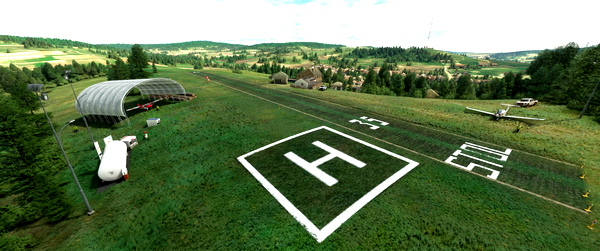 Made-up Grass Runway - Agnita, Sibiu - for Microsoft Flight Simulator