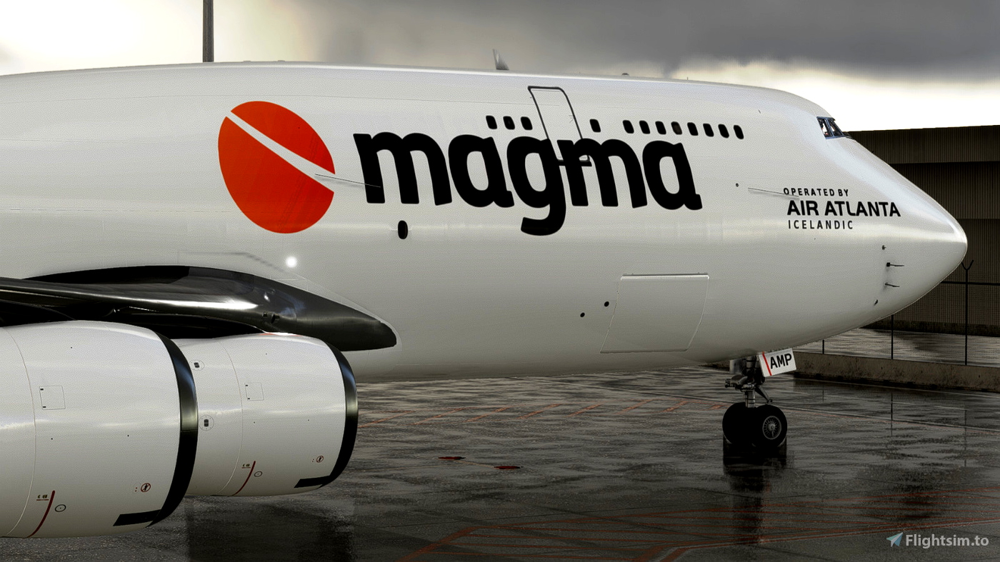 Magma Aviation Air Atlanta Icelandic 747 8bcf Tf Amp For Microsoft