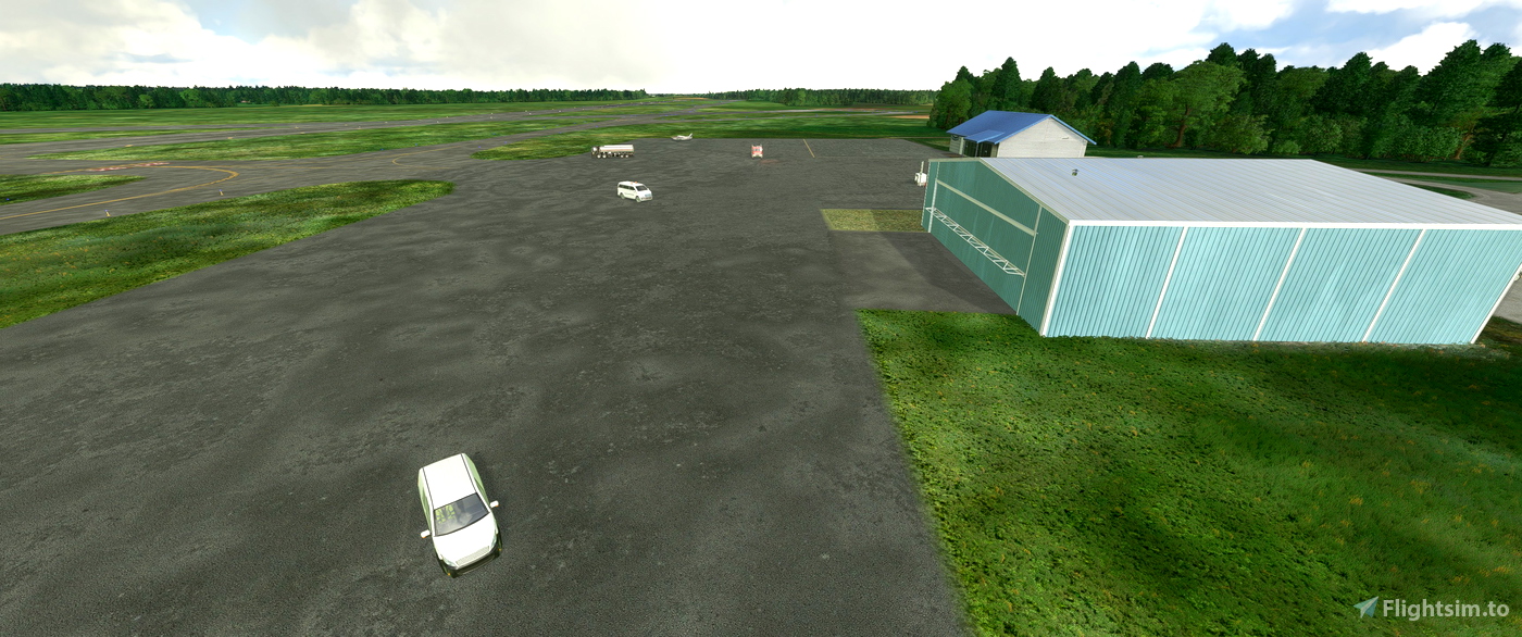 Massena International Airport and Region Fixes 对于 Microsoft Flight