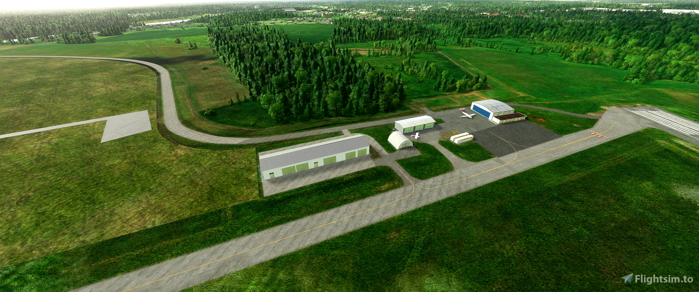 Massena International Airport and Region Fixes 对于 Microsoft Flight