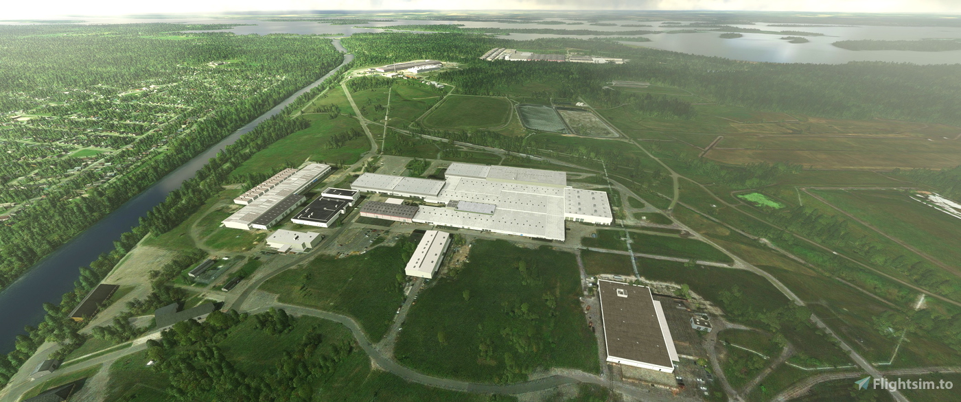 Massena International Airport and Region Fixes 对于 Microsoft Flight