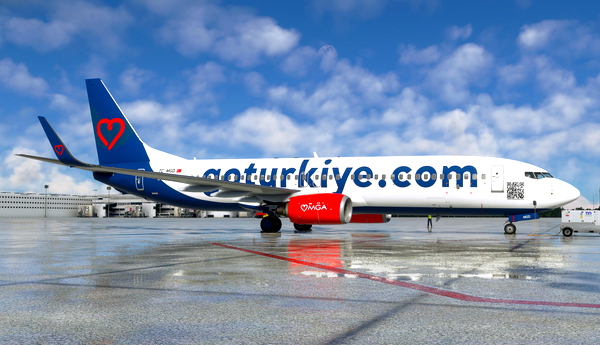 Mavi Gök Airlines TC-MGD - PMDG 737-800 - for Microsoft Flight Simulator