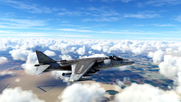 McDonnell-Douglas AV-8B+ Harrier II USMC VMA-211 #01 - for Microsoft Flight Simulator