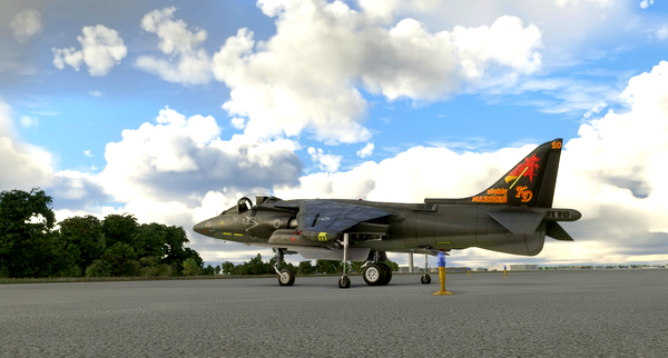 McDonnell Douglas AV-8B Harrier II USMC VMAT-203 - for Microsoft Flight Simulator