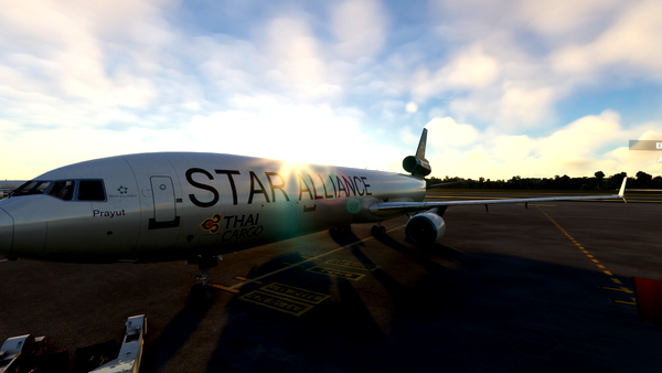 Mcdonnell douglas MD-11FGE Thai Cargo Livery ver 1.0 - for Microsoft Flight Simulator