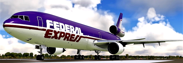 MD-11F FedEx (Old Colors) - for Microsoft Flight Simulator