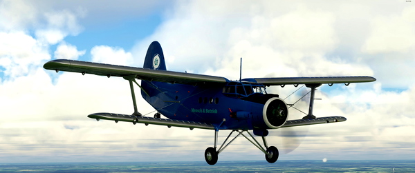 Mensch & Betrieb - Antonov AN-2 - Wheel - Liverie - for Microsoft Flight Simulator