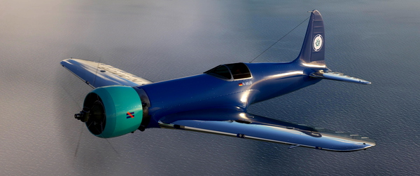 Mensch & Betrieb - Hughes H-1 Racer Classic - Liverie - for Microsoft Flight Simulator
