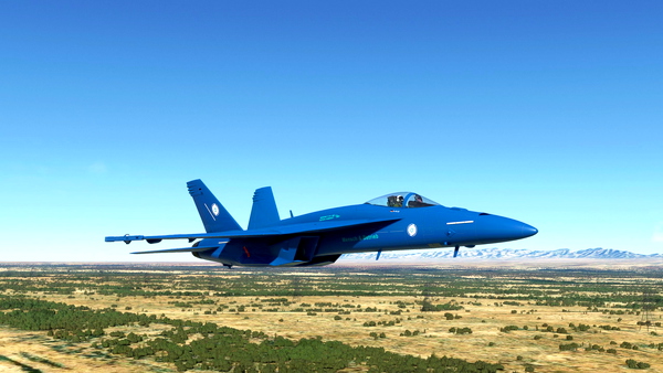 Mensch & Betrieb - Boeing F/A-18E/F Super Hornet and Super Warrior Mod - Liverie - for Microsoft Flight Simulator