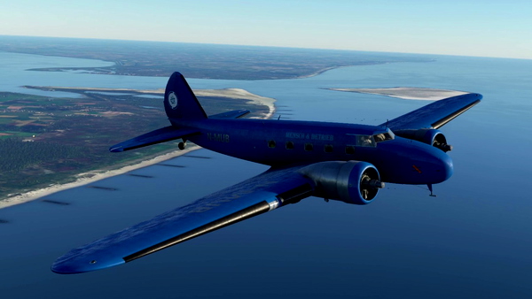 Mensch & Betrieb - Boeing 247D from Wing42 - Liverie - for Microsoft Flight Simulator