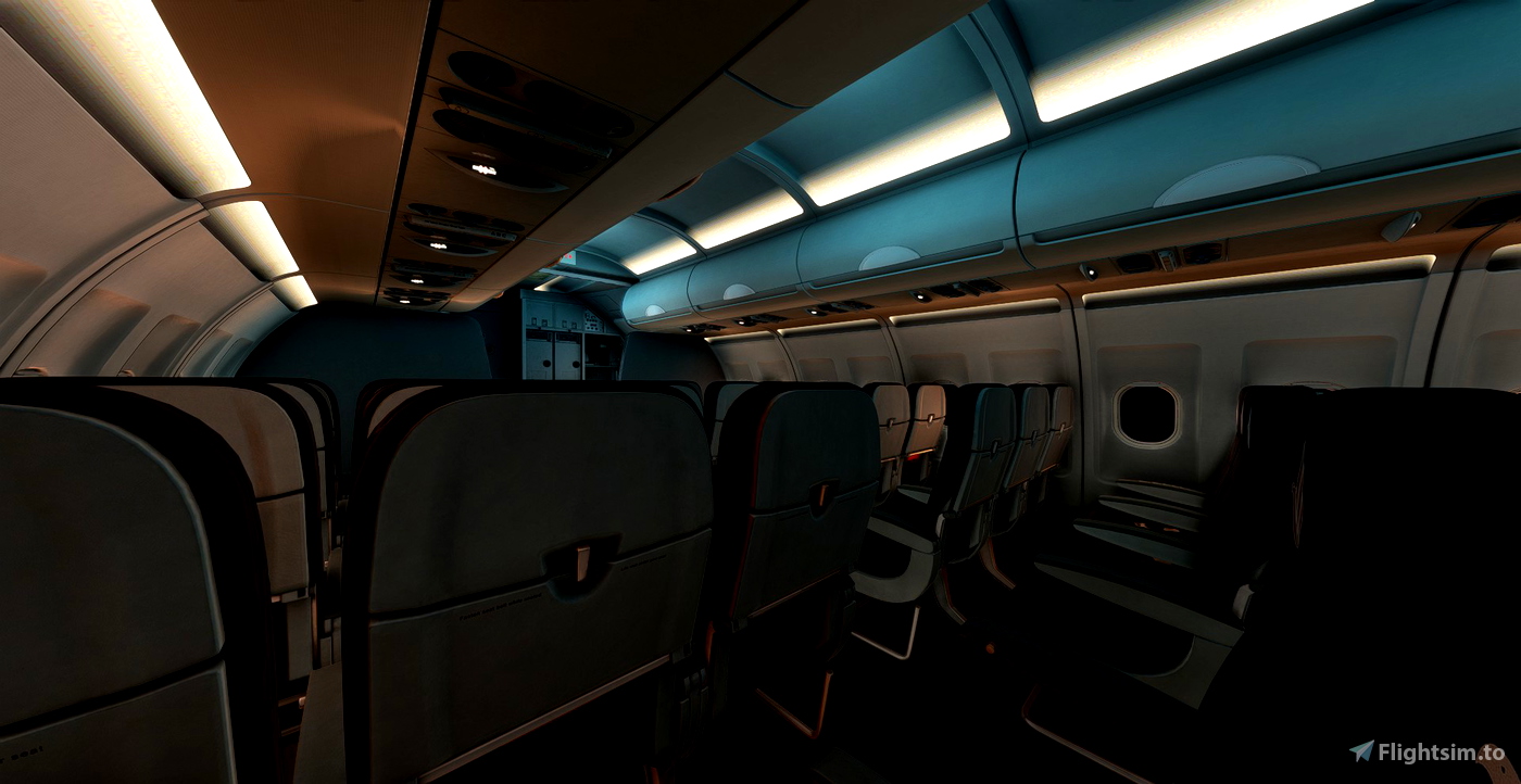 Mexicana cabin light Fenix A320 Ceo for Microsoft Flight Simulator | MSFS