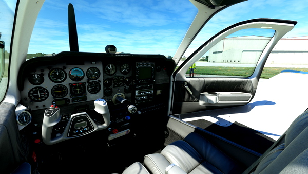 Microsoft/Carenado Beechcraft V35 Bonanza - Grey Interior - for Microsoft Flight Simulator