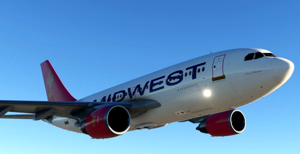 Midwest Airlines Egypt (MWA) - A310-300. City of Heliopolis (SU-MWB) - for Microsoft Flight Simulator