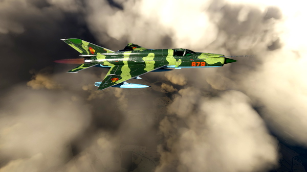 MiG-21 East German Air Force #879 - for Microsoft Flight Simulator