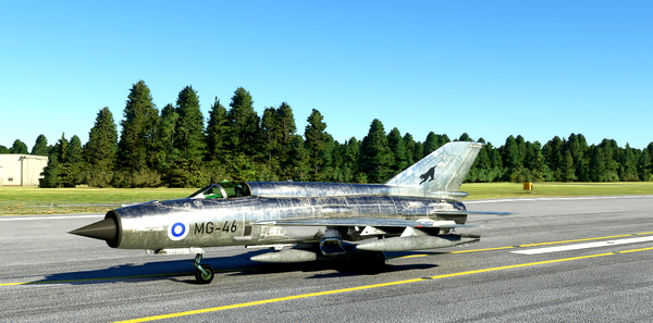 MiG-21 Finnish Air Force MG-46 - for Microsoft Flight Simulator