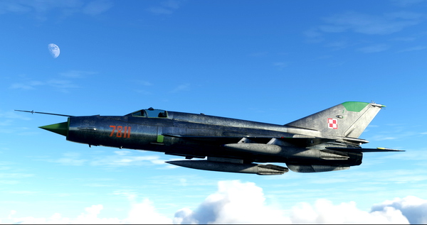 MiG-21 Polish Air Force #7811 - for Microsoft Flight Simulator