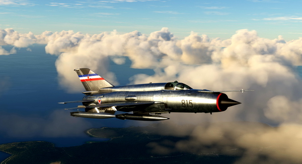 MiG-21 Yugoslav Air Force #815 - for Microsoft Flight Simulator
