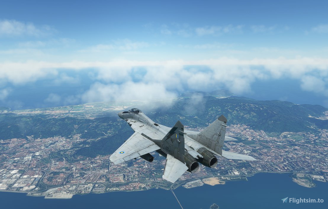 MiG-29 Malaysian Air Force RMAF / TUDM For Microsoft Flight Simulator ...