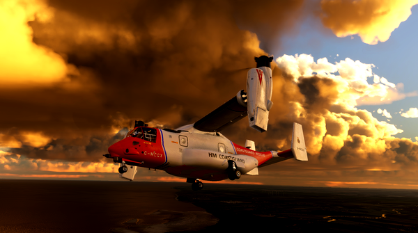 Miltech MV-22B HM Coastguard Search and Rescue (Fictional) - for Microsoft Flight Simulator