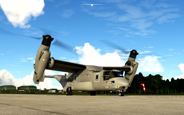 Miltech MV-22B Royal Navy 820 Naval Air Squadron (Fictional) - for Microsoft Flight Simulator