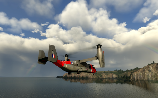 Miltech MV-22B Royal Navy Rescue (Fictional) - for Microsoft Flight Simulator