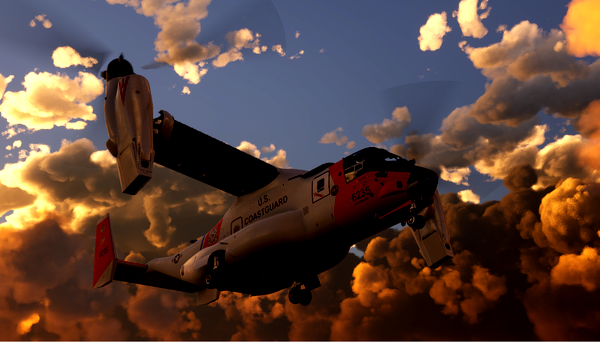 Miltech MV-22B US Coastguard (Fictional) - for Microsoft Flight Simulator