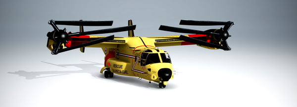 Miltech Simulations MV-22B Osprey (Canadian forces search and rescue livery)REQUESTED - for Microsoft Flight Simulator