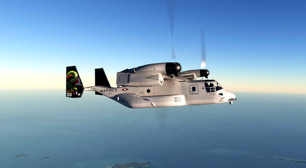 Miltech Simulations MV-22B VMM-265 Dragons CAG 2022 - for Microsoft Flight Simulator