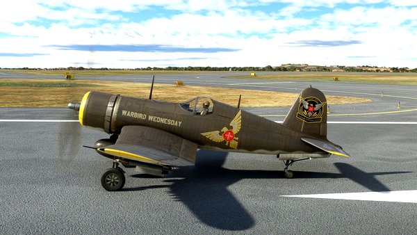 Milviz/Blackbird FG-1D Corsair Livery for the Outcasts "ODF-101" Flight Sim Group - for Microsoft Flight Simulator