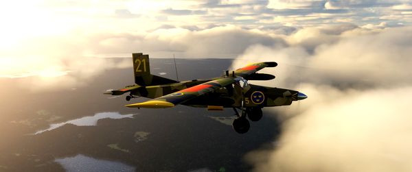 Milviz/Blackbird Pilatus PC-6 Turbo Porter M90 Swedish Air Force - for Microsoft Flight Simulator