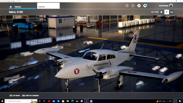 Milviz Cessna 310R American Airlines - for Microsoft Flight Simulator