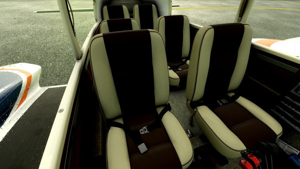 Milviz Cessna 310R - Original seats CLEANED - for Microsoft Flight Simulator