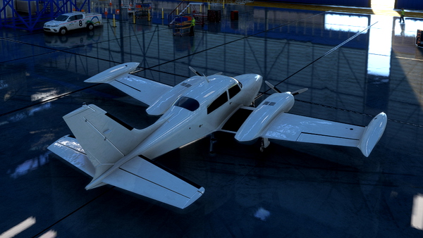 Milviz Cessna C310R White Livery - for Microsoft Flight Simulator