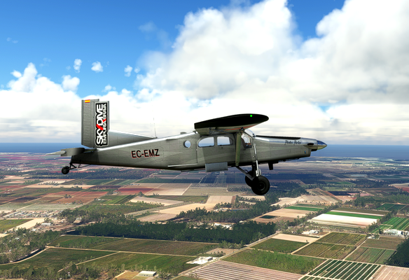 Milviz Turbo Porter EC-EMZ Skydive Empuria Brava - for Microsoft Flight Simulator