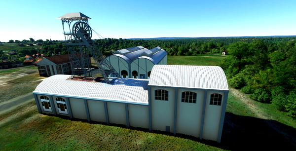 Minerail Museum and viaducts - for Microsoft Flight Simulator