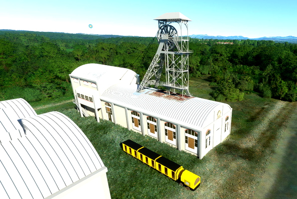 Minerail Museum and viaducts - for Microsoft Flight Simulator
