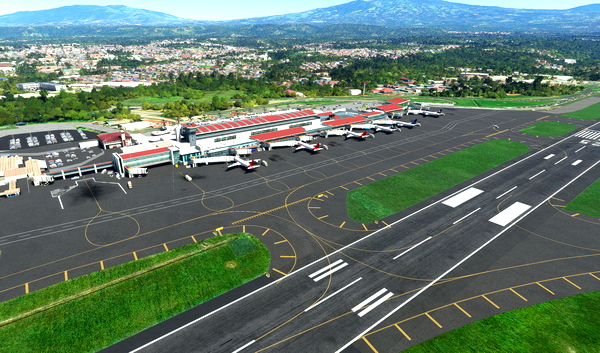 MROC Juan Santamaria Airport Parking/Taxi update - for Microsoft Flight Simulator